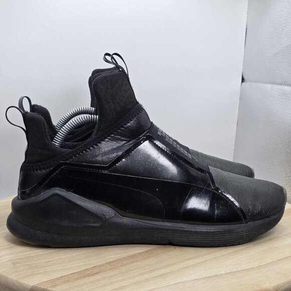 Puma Womens Fierce Metalic 189865 03 Black Running Shoes Sneakers Size 10 - Picture 3 of 10